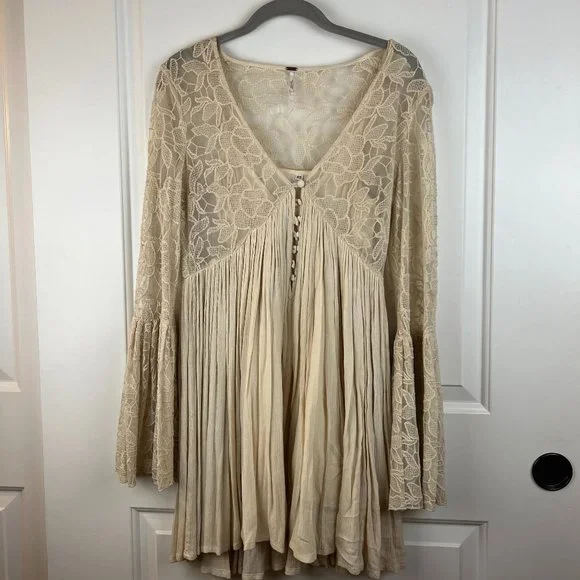 Free People | Dresses | Free People Cream Beige Dress | Poshmark Free People | Dresses | Free People Cream Beige Dress | Poshmark